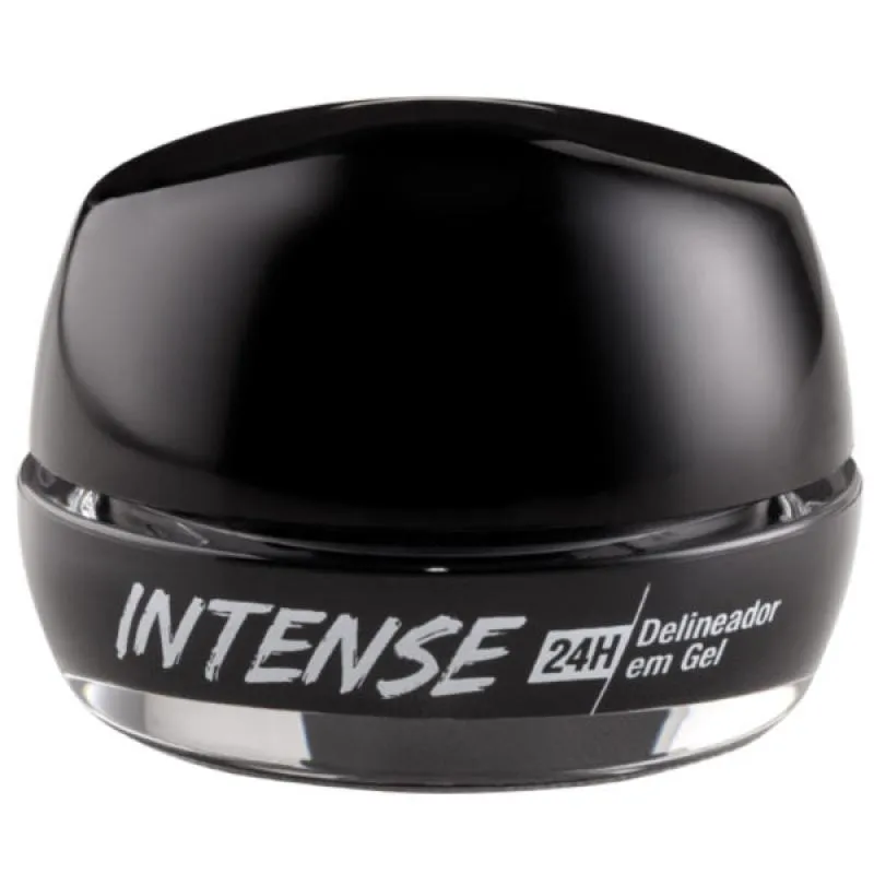 DELINEADOR EM GEL INTENSE 24H RK BY KISS - PRETO BLACKOUT