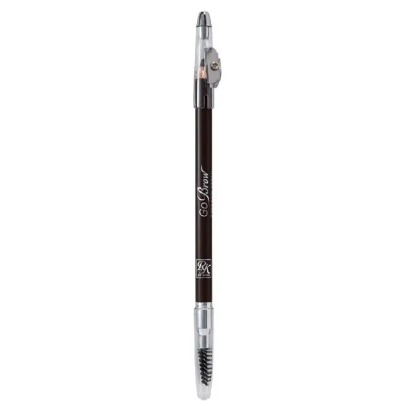 LáPIS DE MADEIRA PARA SOBRANCELHAS GO BROW RK BY KISS - CHOCOLATE BROWN