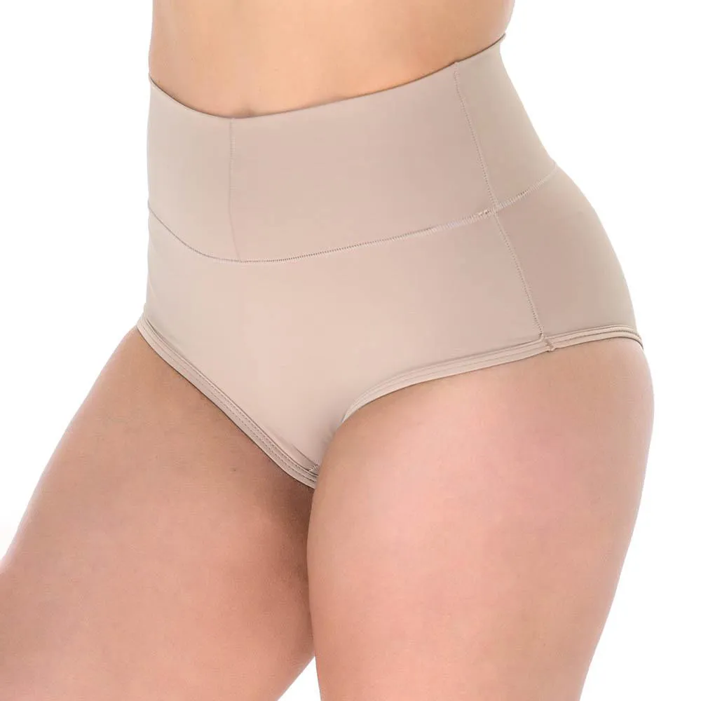 CALCINHA MODELADORA CóS DUPLO MéDIO CONFORT 1230 - MABELLA PP Castanho