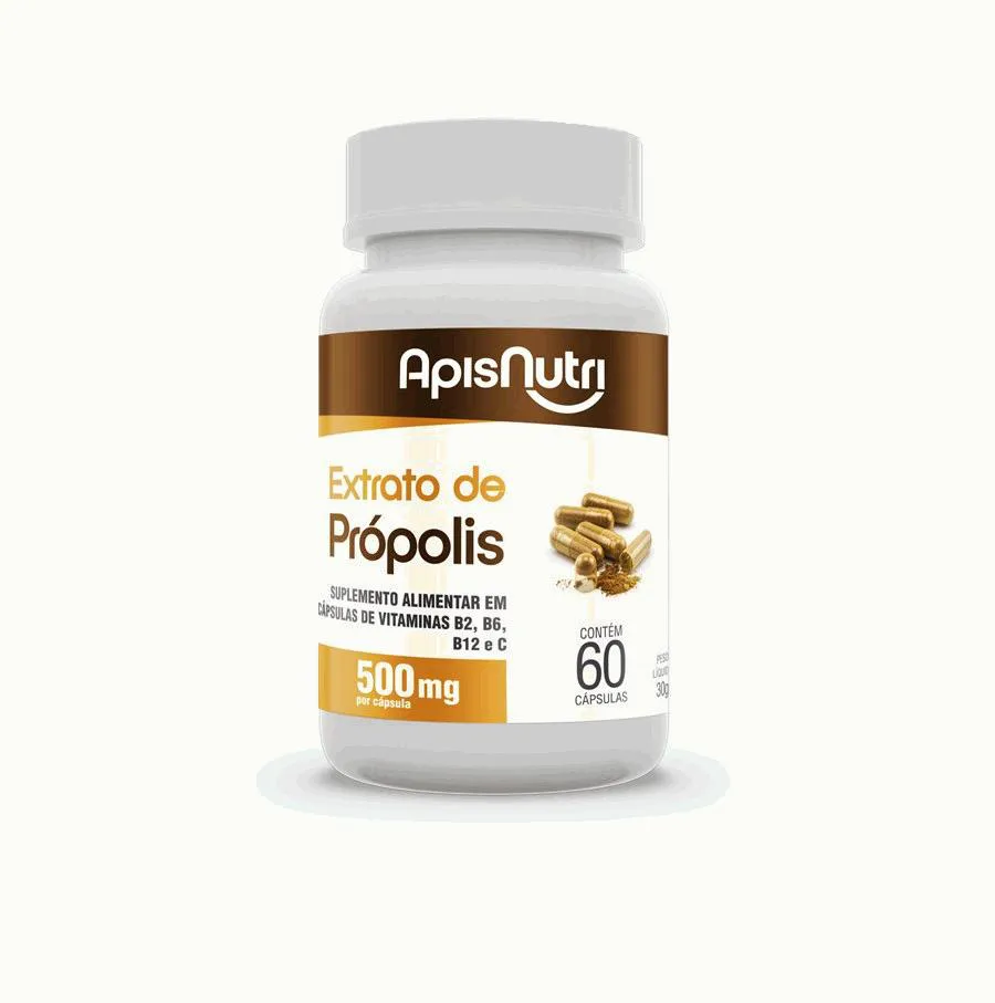 EXTRATO DE PRóPOLIS - 500MG (60 CAPS) - PADRãO: ÚNICO