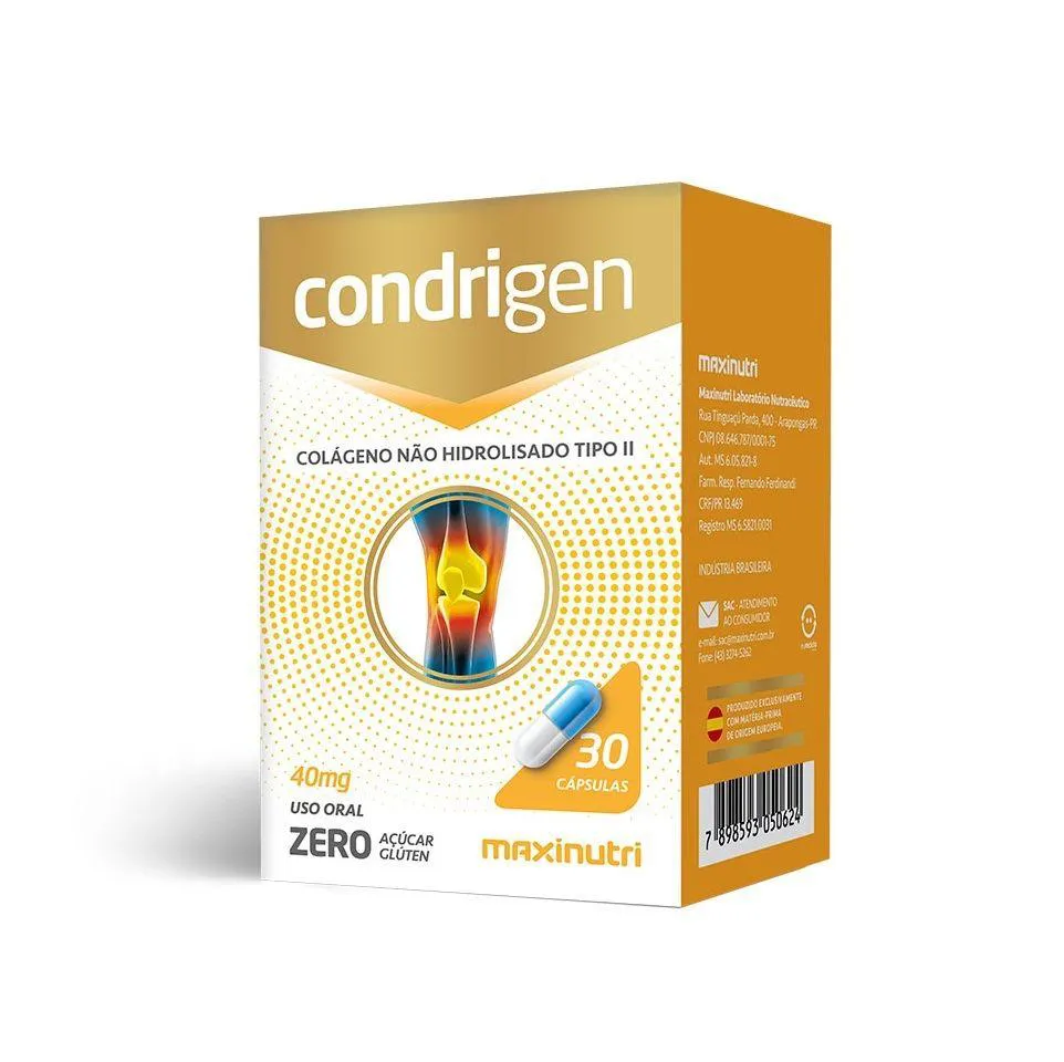 CONDRIGEN COLáGENO TIPO II (30 CAPS) - PADRãO: ÚNICO