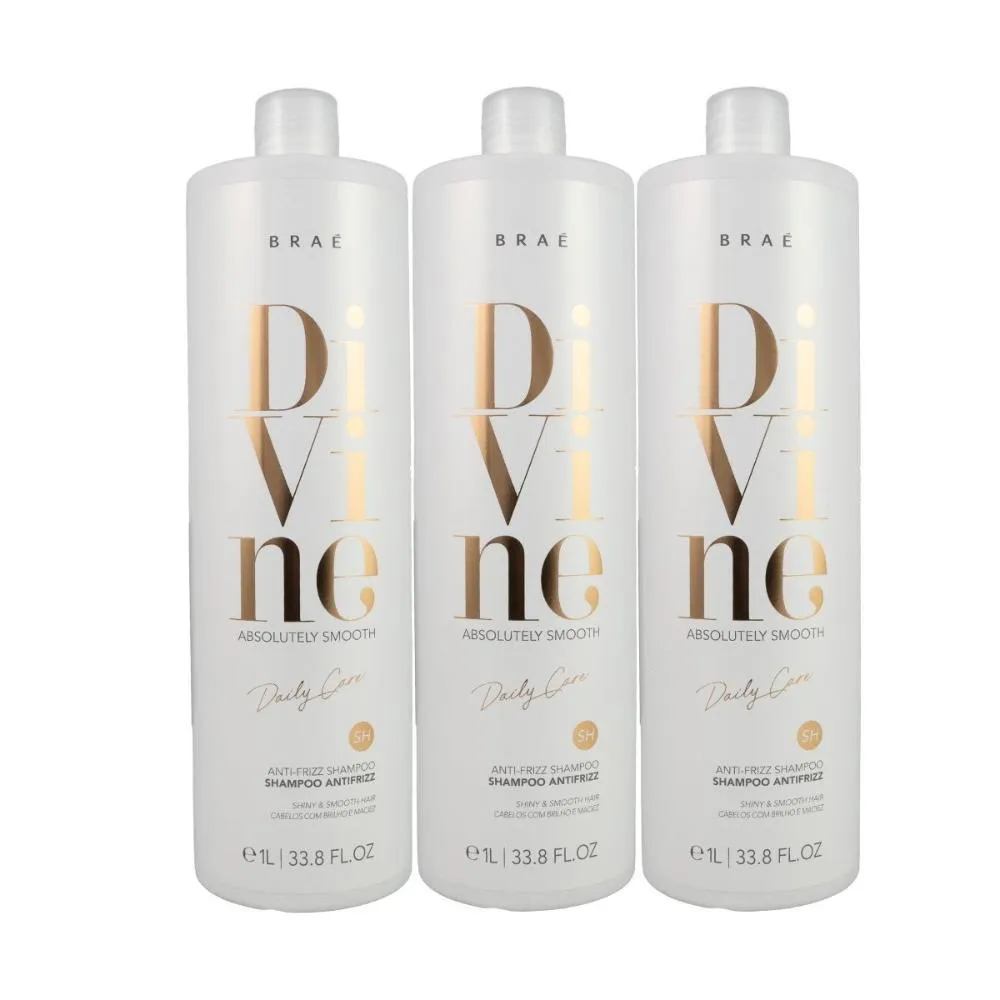BRAé DIVINE KIT 3 SHAMPOO 1000ML