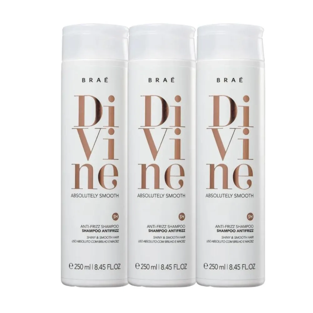 BRAé DIVINE KIT 3 SHAMPOO 250ML