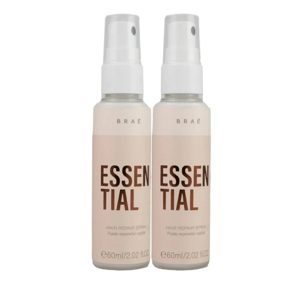 BRAé ESSENTIAL KIT 2 SPRAY FLUIDO REPARADOR CAPILAR 60ML