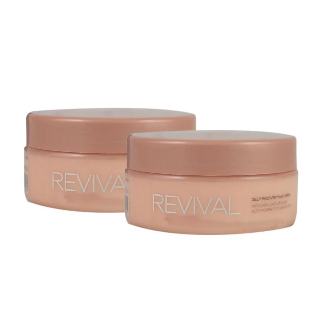 BRAé REVIVAL KIT 2 MáSCARA DE RECONSTRUçãO 200G
