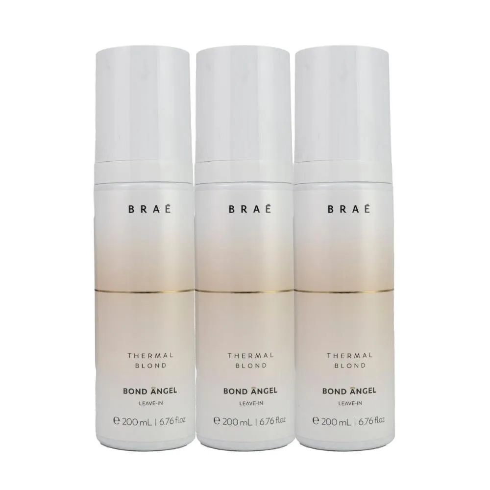 BRAé BOND ANGEL THERMAL BLOND KIT 3 LEAVE-IN MATIZADOR 200ML