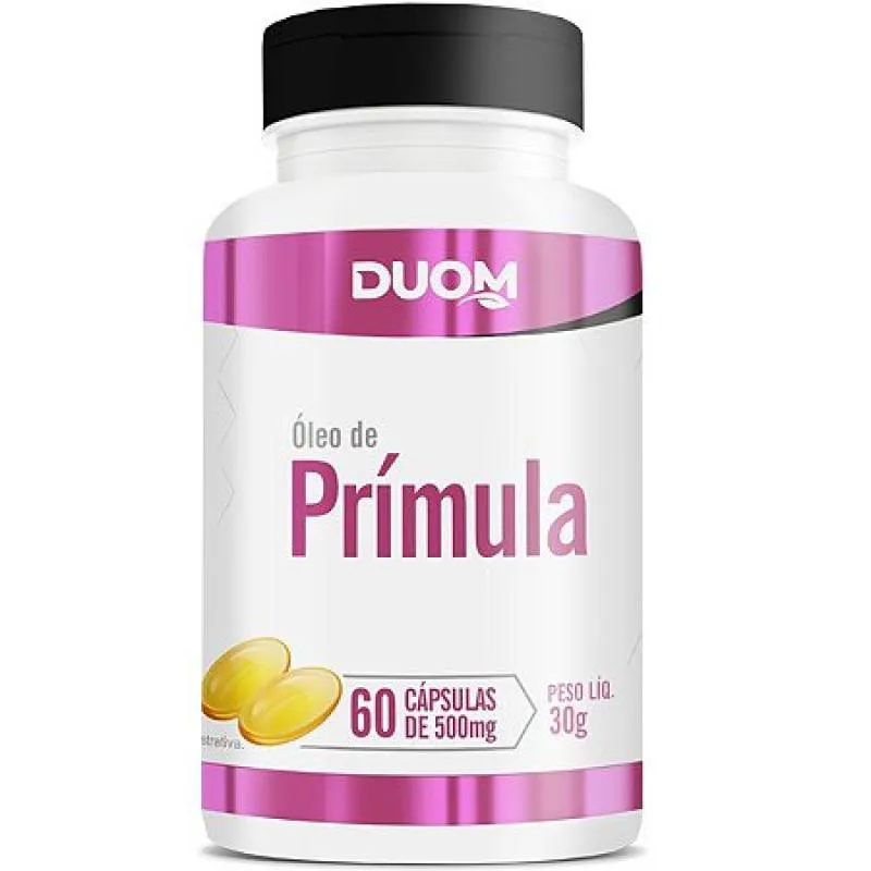 ÓLEO DE PRíMULA 500MG C/60 CáPSULAS - DUOM