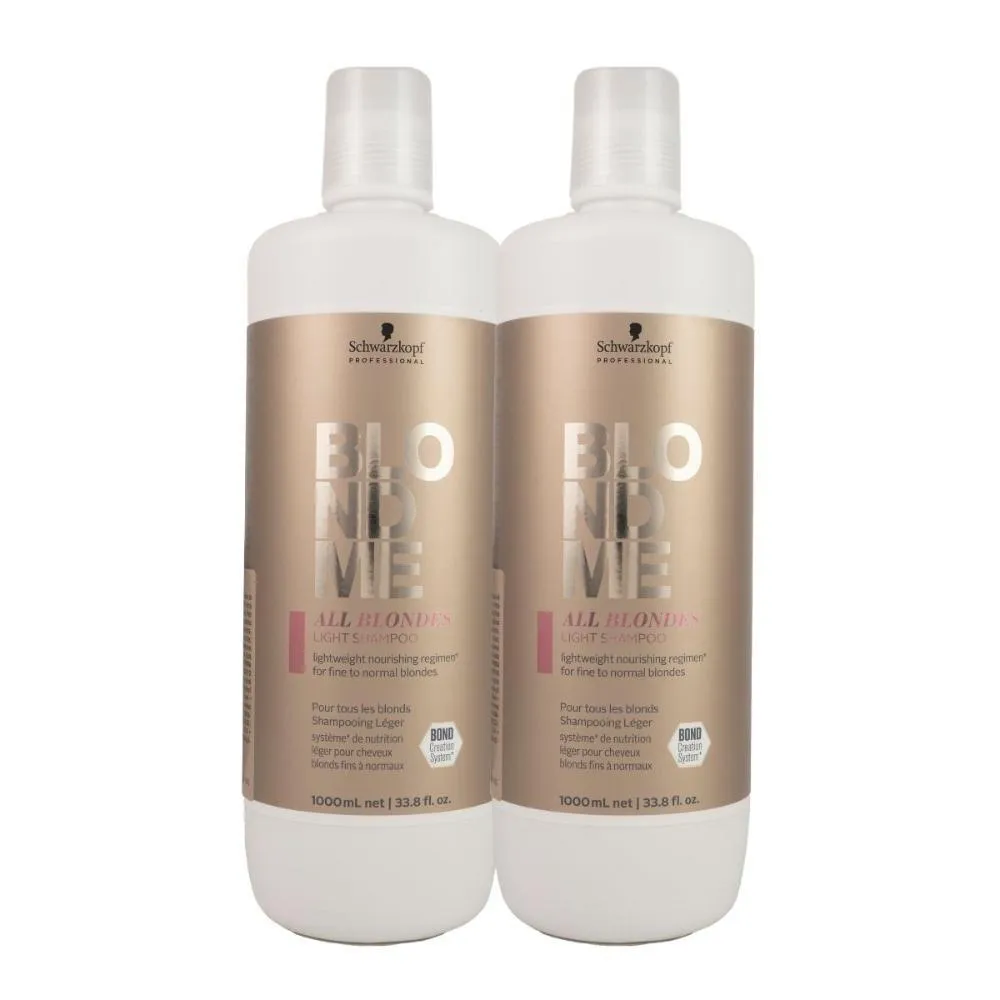 SCHWARZKOPF PROFESSIONAL BLONDME LIGHT KIT 2 SHAMPOO 1L