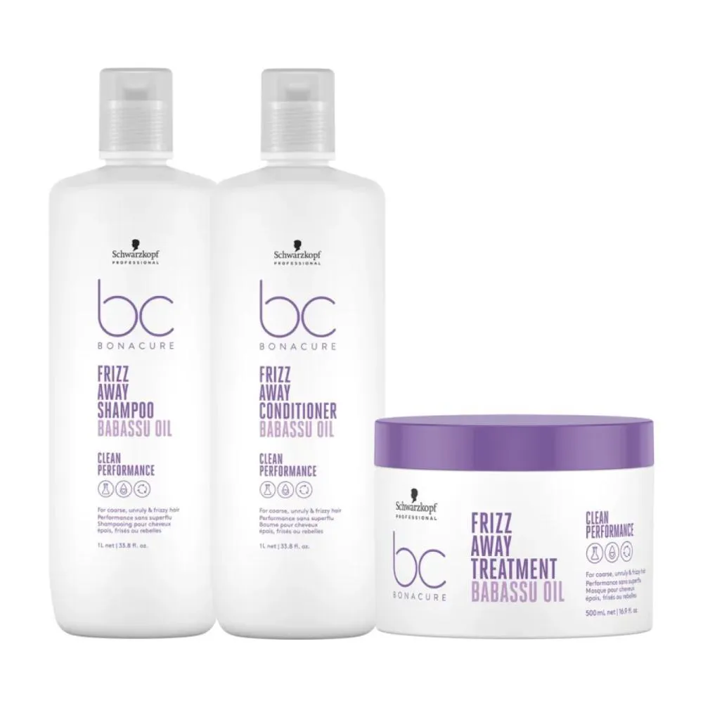 SCHWARZKOPF FRIZZ AWAY KIT (3 PRODUTOS)