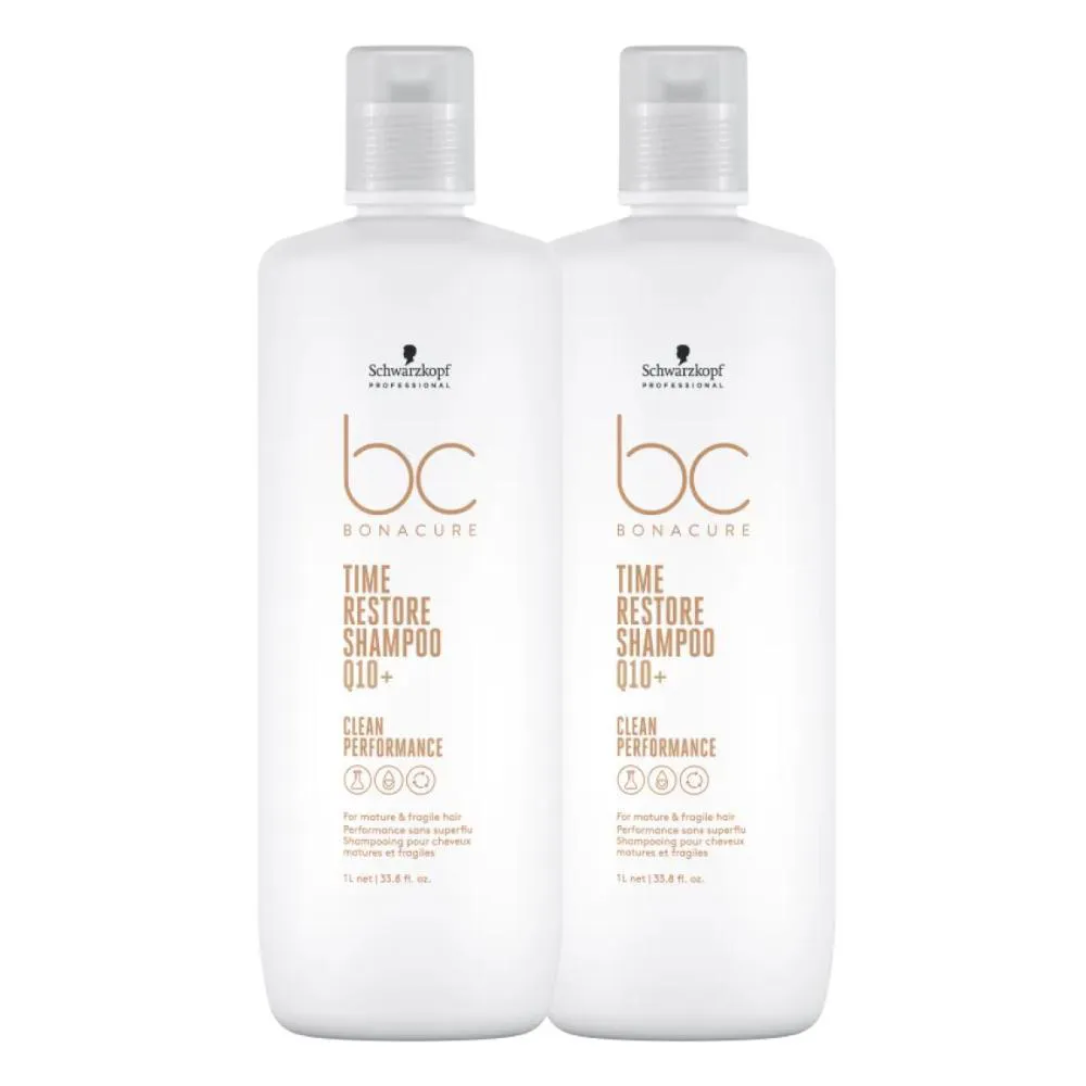 SCHWARZKOPF TIME RESTORE Q10+ KIT 2 SHAMPOO 1L