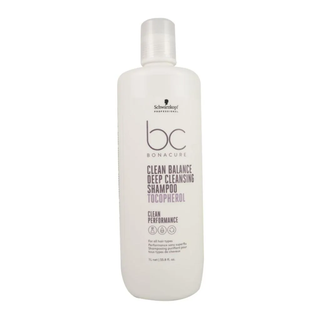 SCHWARZKOPF CLEAN BALANCE DEEP CLEANSING SHAMPOO 1L