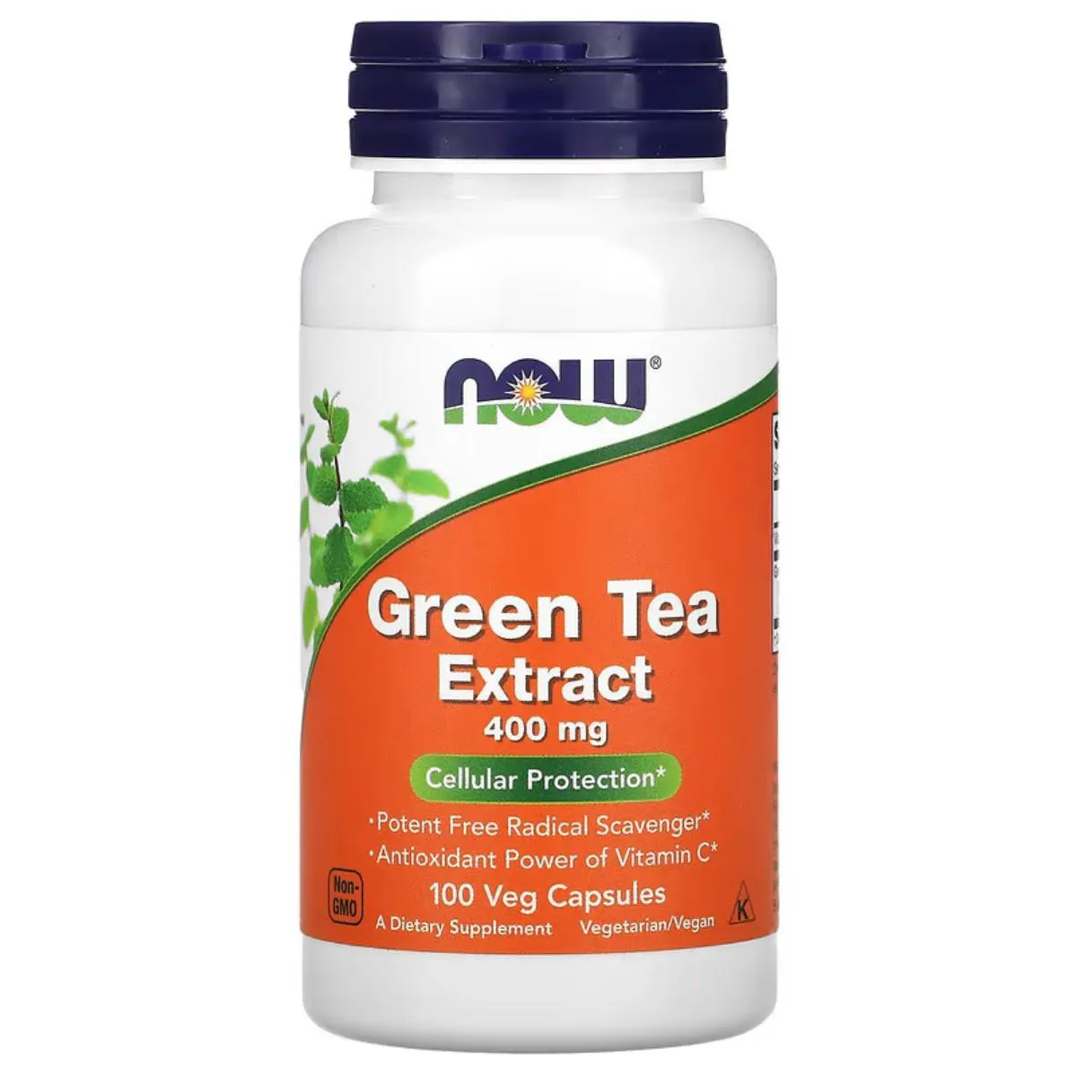 EXTRATO DE CHá VERDE 400 MG 100 CáPSULAS VEGETAIS NOW FOODS