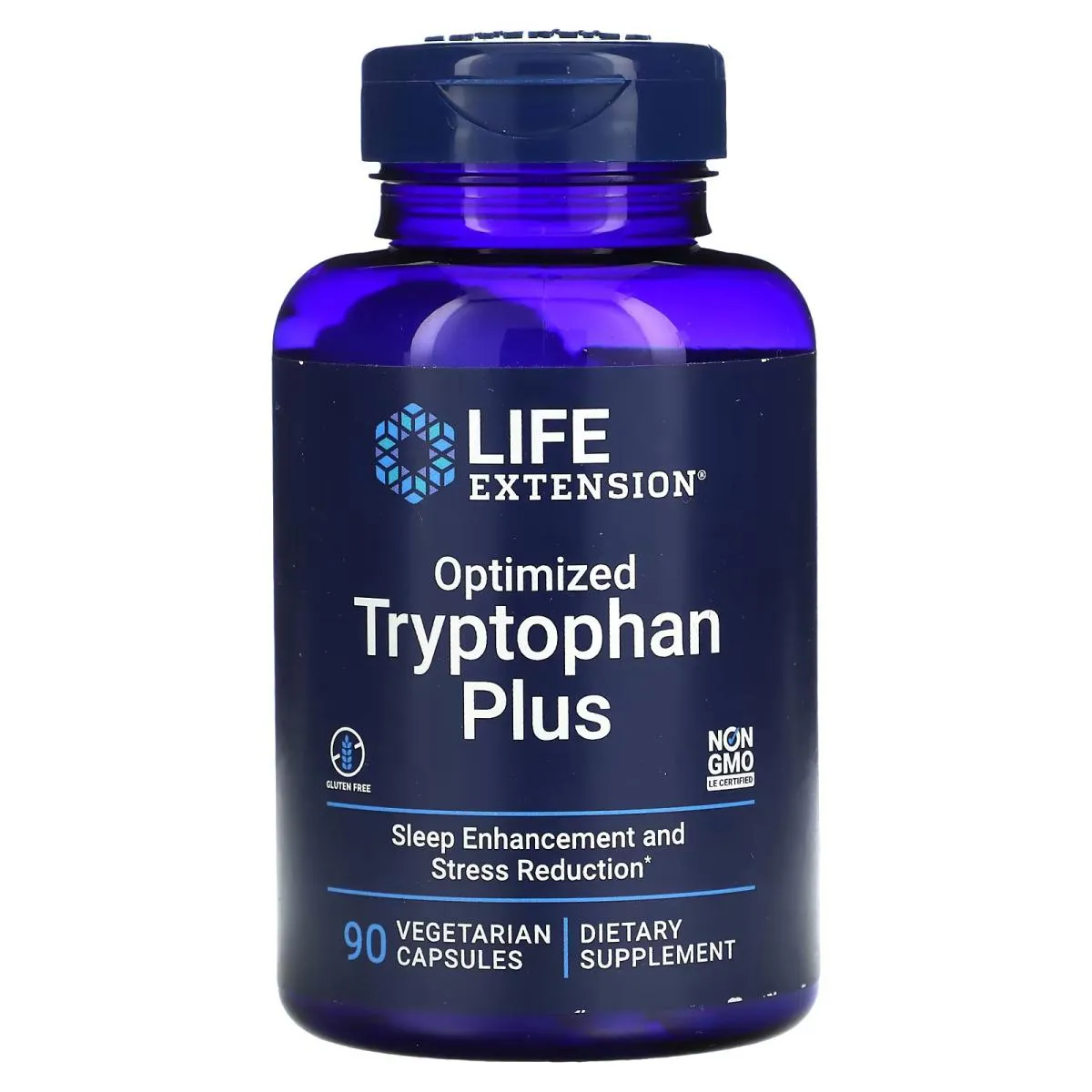 TRIPTOFANO PLUS OTIMIZADO 90 CAPSULAS VEGETARIANAS LIFE EXTENSION