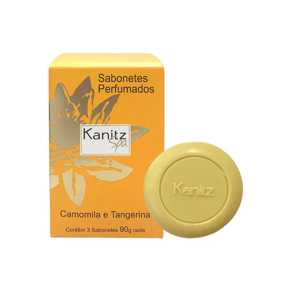 SABONETE KANITZ SPA CAMOMILA E TANGERINA 3X90G