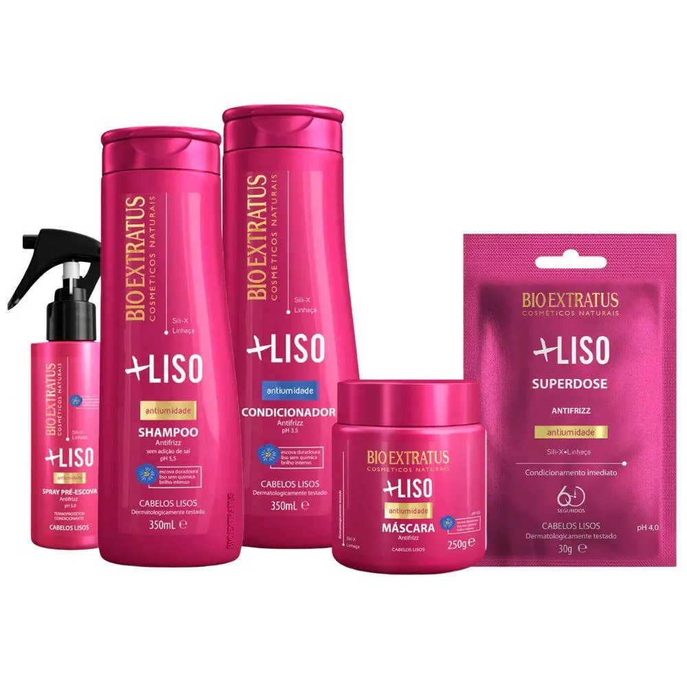 KIT BIO EXTRATUS MAIS LISO KIT COMPLETO