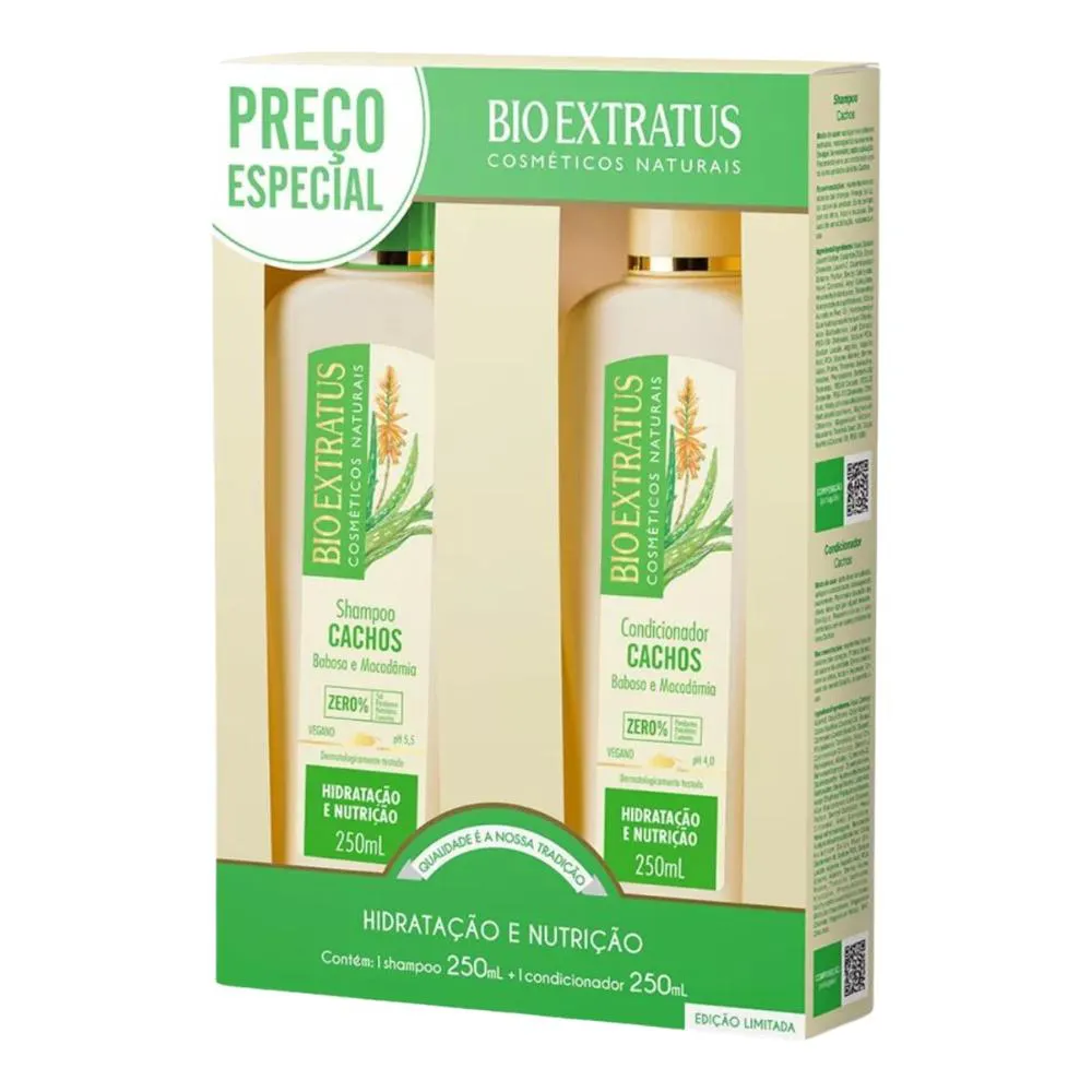 KIT BIO EXTRATUS CACHOS 250ML