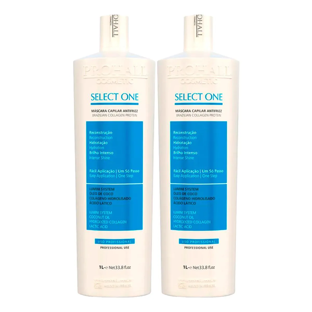 KIT 2 SELECT ONE PROHALL 1 LITRO CADA ORIGINAL ANTIFRIZZ