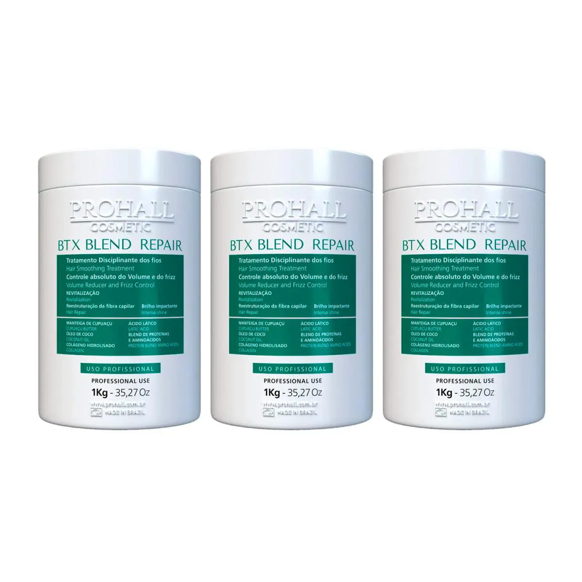KIT 3 BLEND REPAIR PROHALL 1KG CADA BTX ORIGINAL ANTIFRIZZ