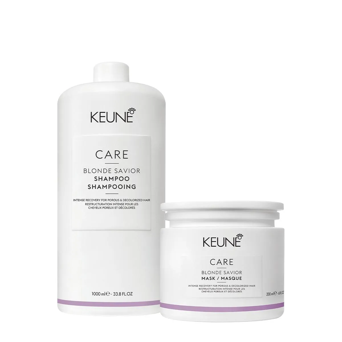 KIT KEUNE CARE BLONDE SAVIOR SHAMPOO MáSCARA 200 (2 PRODUTOS)