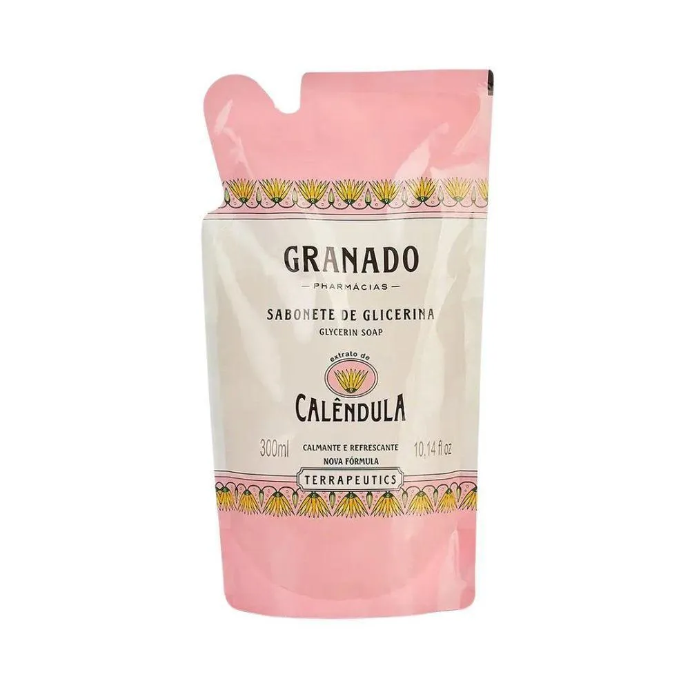 REFIL SABONETE GLICERINA 300ML - CALêNDULA - GRANADO