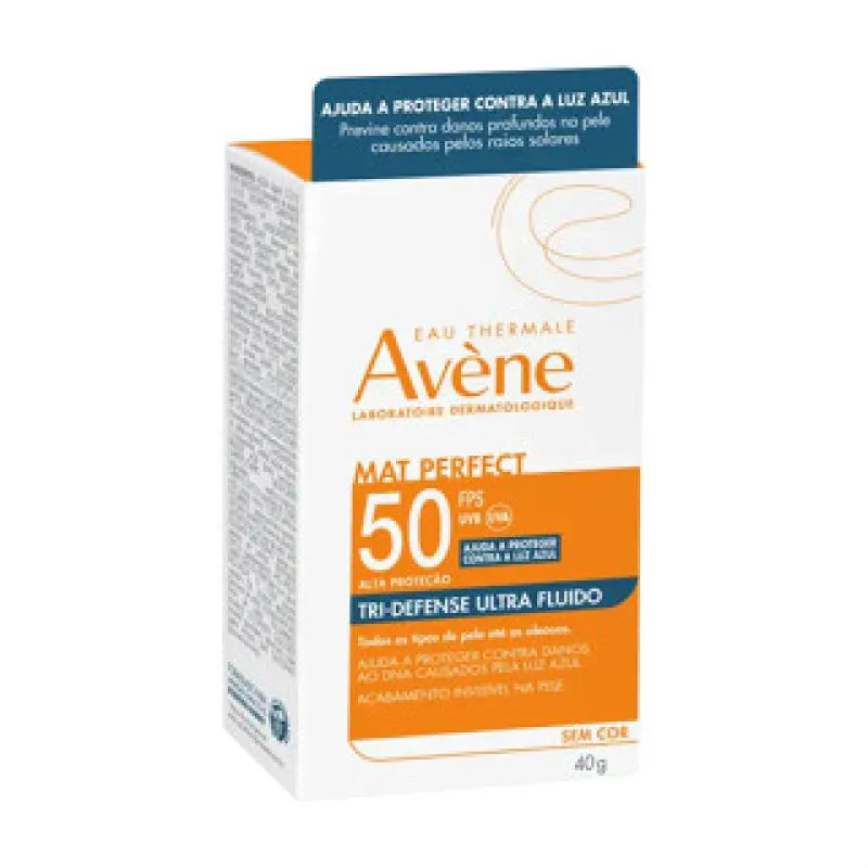 PROTETOR MAT PERFECT FPS 50 TRI DEFENSE ULTRA FLUIDO SEM COR 40G AVèNE