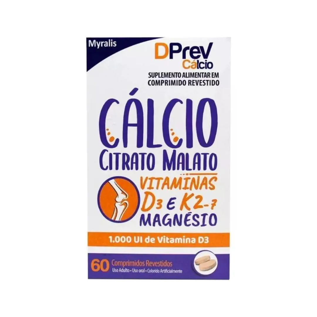 SUPLEMENTO ALIMENTAR CáLCIO COM 60 COMPRIMIDOS