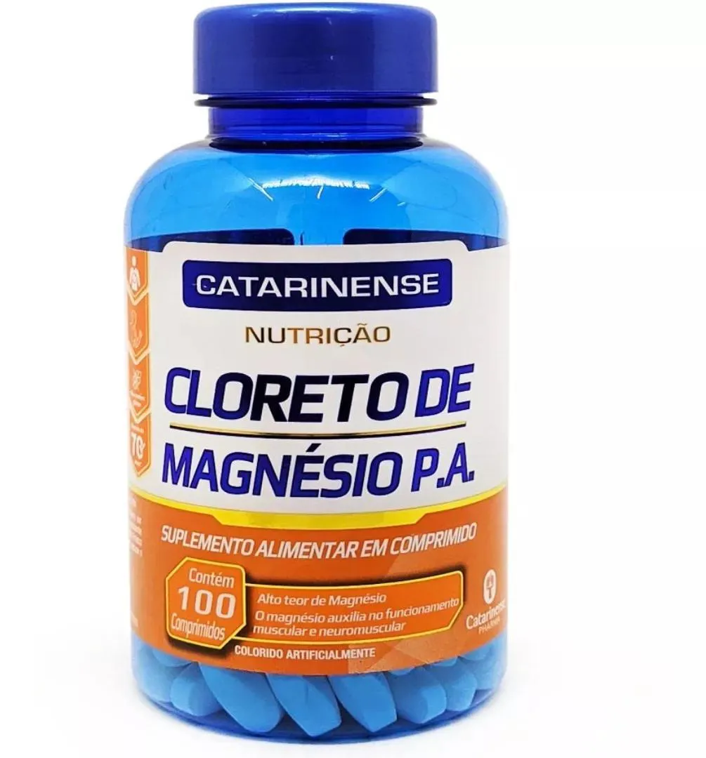 CLORETO DE MAGNéSIO P.A 100 COMPRIMIDOS - CATARINENSE Neutro