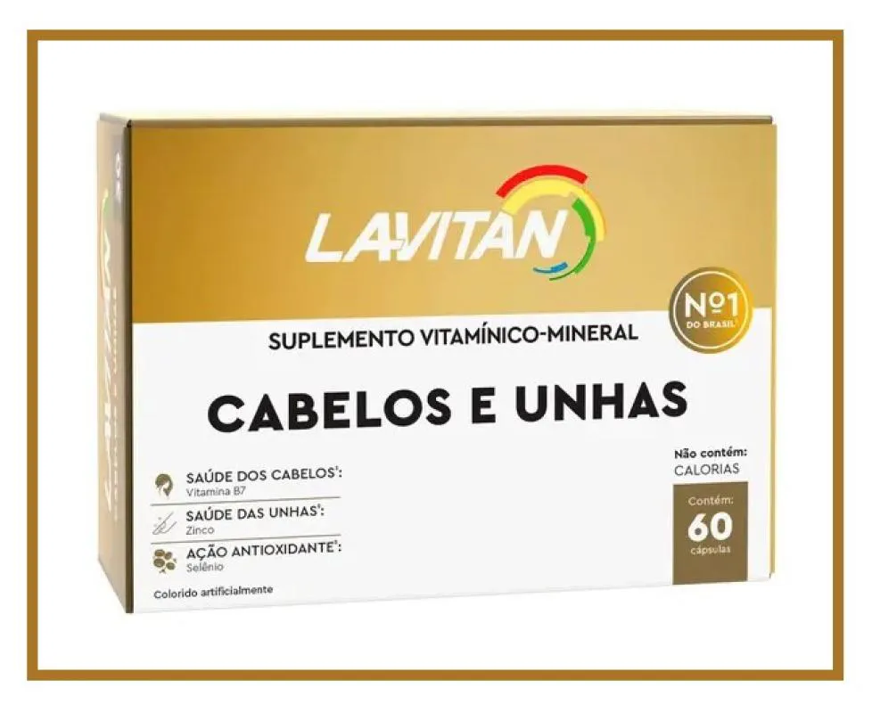 LAVITAN CABELOS E UNHAS 60CPS