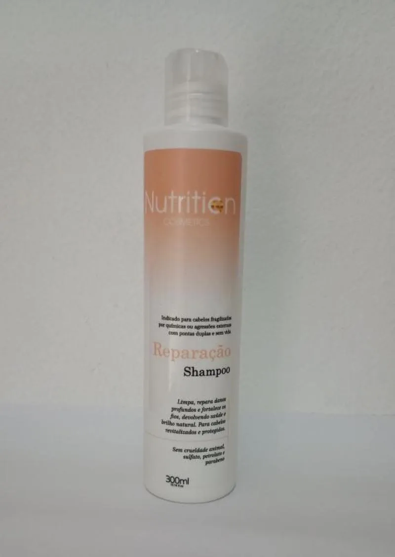 SHAMPOO REPARAçãO 300ML NUTRITION COSMETICS