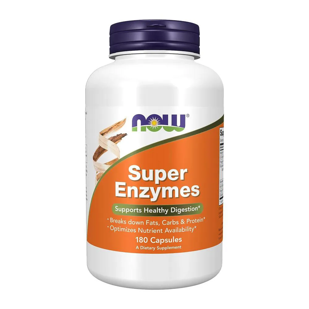 SUPER ENZIMAS DIGESTIVAS NOW FOODS SUPER ENZYME 180CAPS