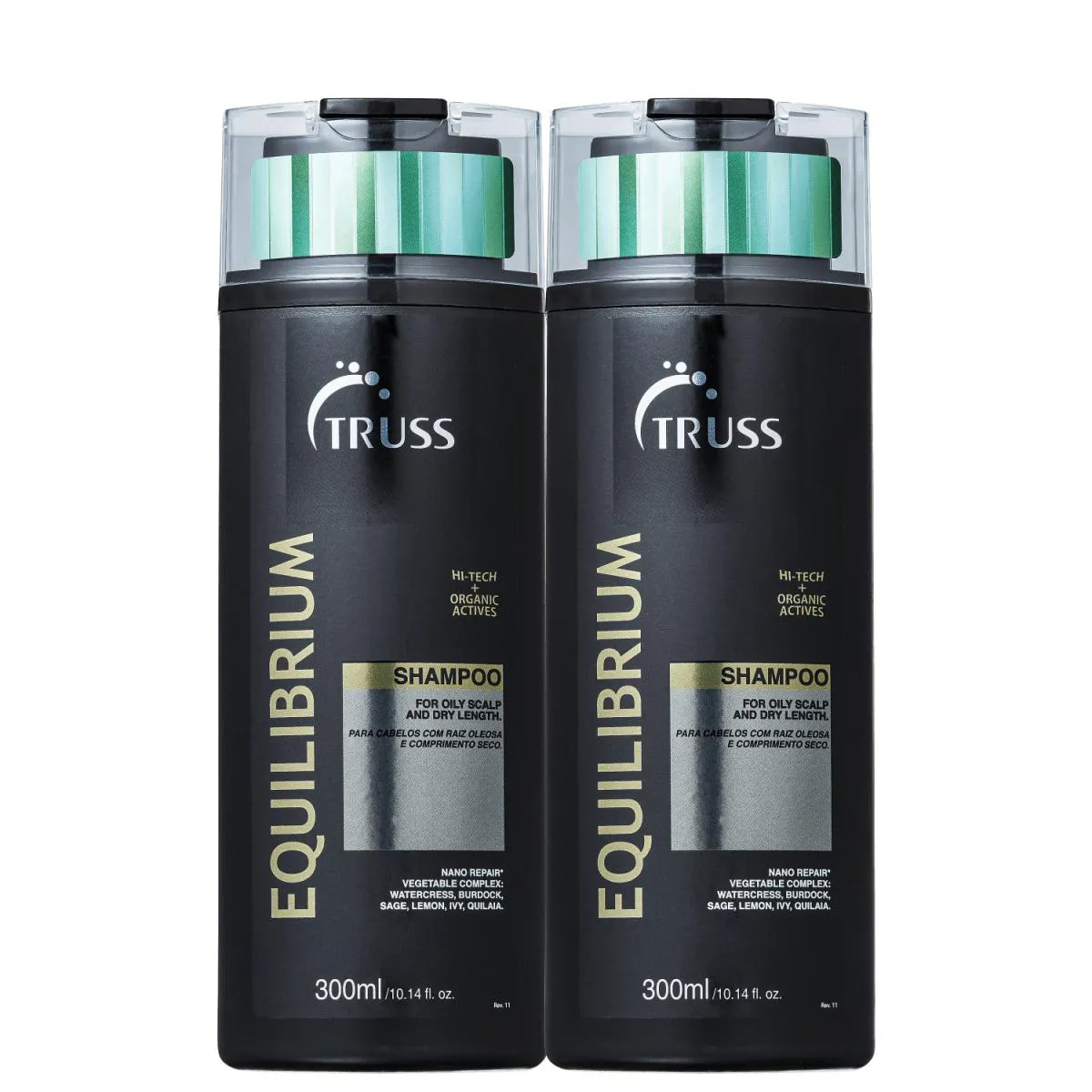 TRUSS SHAMPOO EQUILIBRIUM X2 300ML - CONTROLE DE OLEOSIDADE