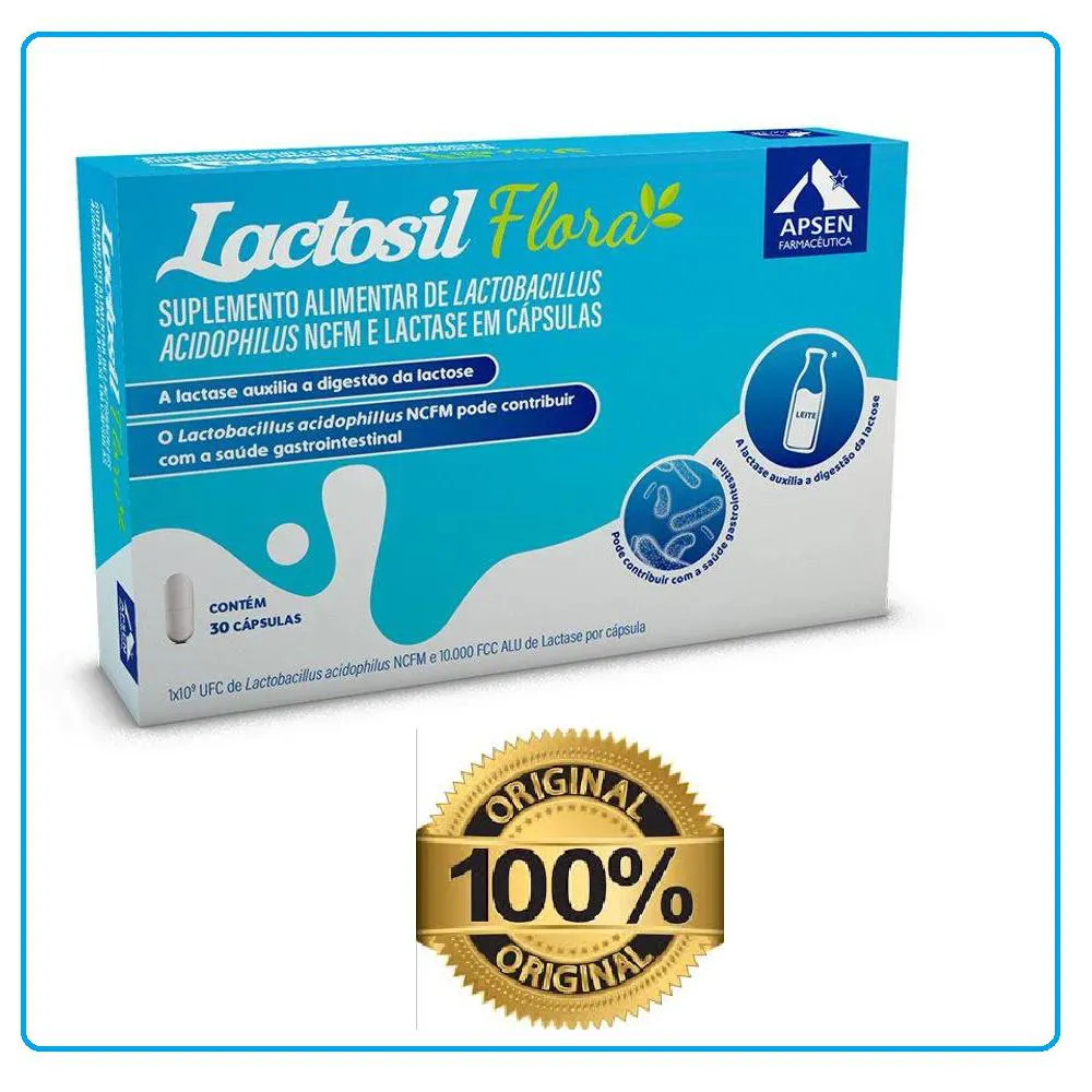 LACTOSIL FLORA COM 30 CAPS - APSEN