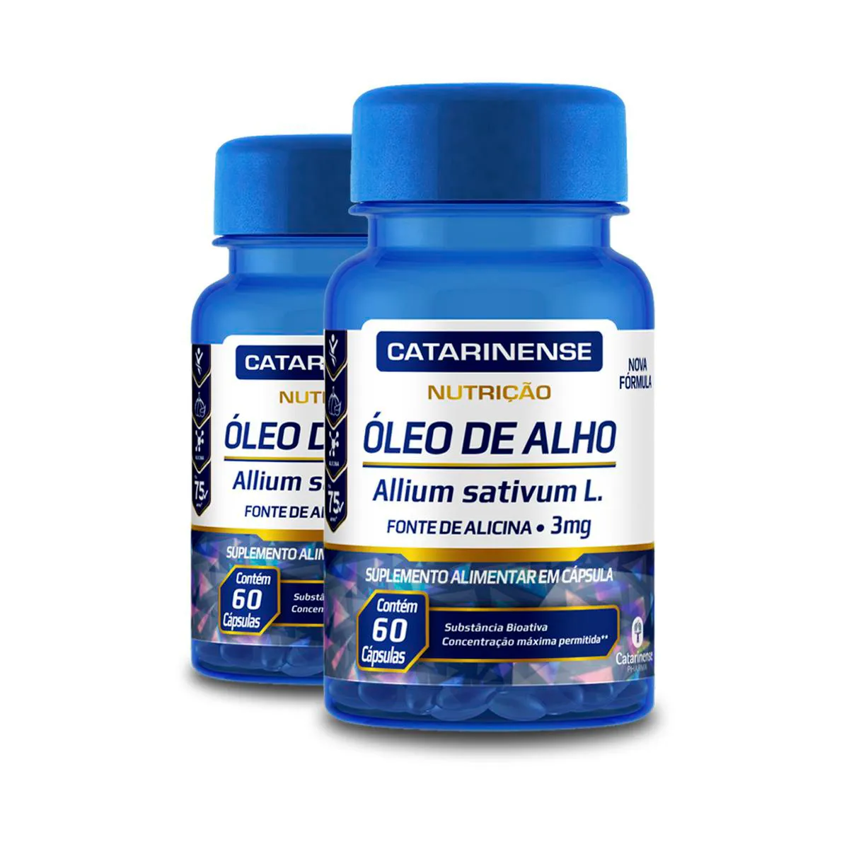 Kit 2 Óleo de Alho Catarinense 60 Cápsulas