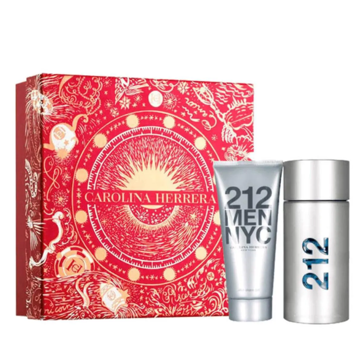 CONJUNTO 212 MEN NYC CAROLINA HERRERA MASCULINO - EAU DE TOILETTE 100ML + GEL PóS-BARBA 100ML