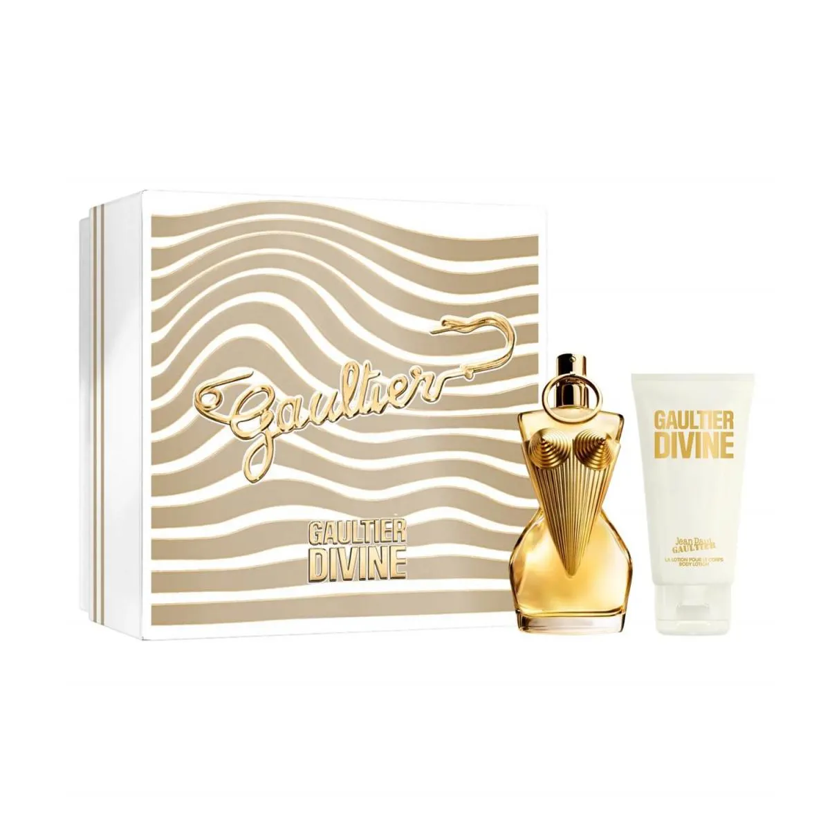 CONJUNTO JEAN PAUL GAULTIER DIVINE - EAU DE PARFUM 50ML + LOçãO HIDRANTE CORPORAL 75ML