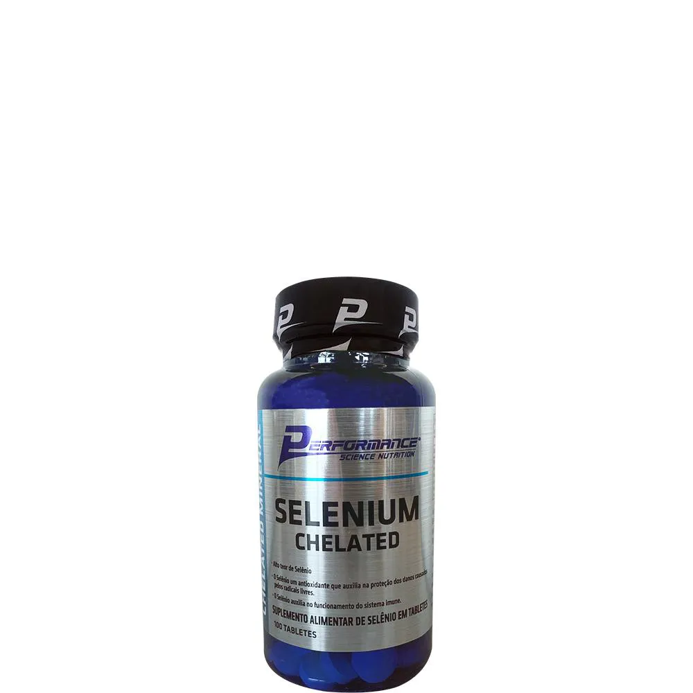 SELêNIO QUELATO 100 TABLETES - PERFORMANCE NUTRITION