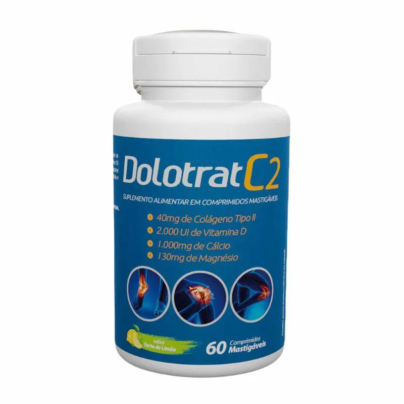 DOLOTRAT C2 COM 60 COMPRIMIDOS MASTIGAVEIS