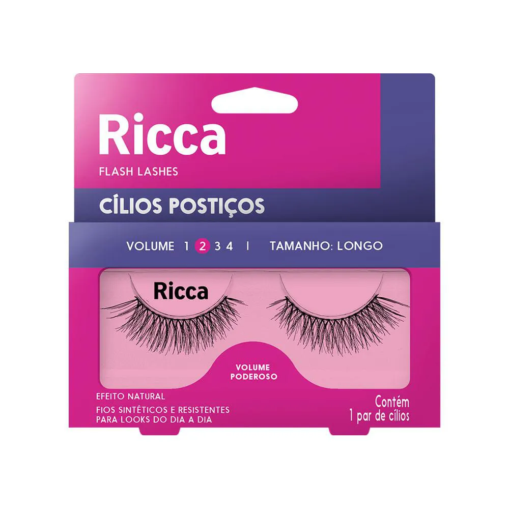 CíLIOS POSTIçOS VOLUME PODEROSO RICCA