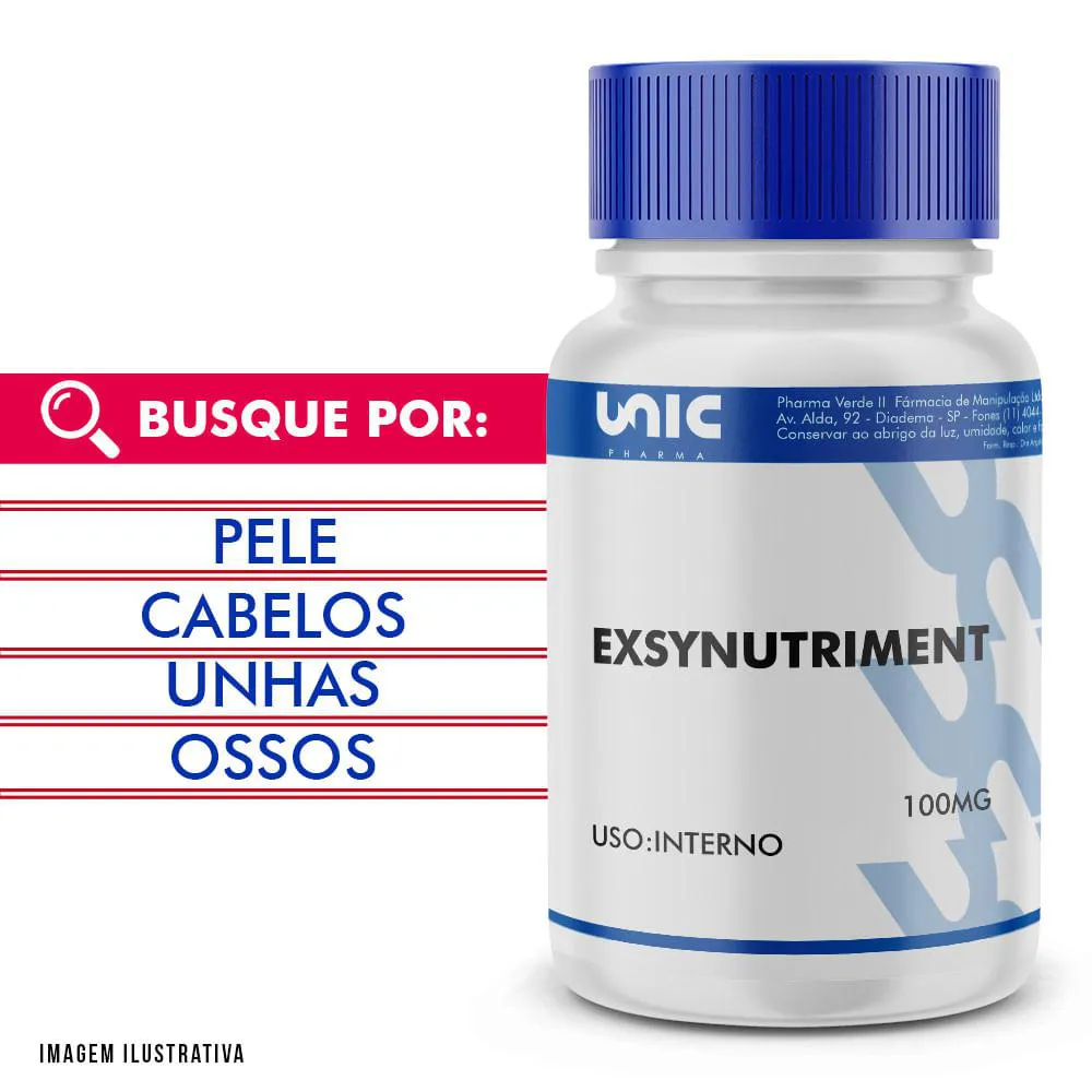 EXSYNUTRIMENT 100MG COM SELO DE AUTENTICIDADE - 30 CáPSULAS
