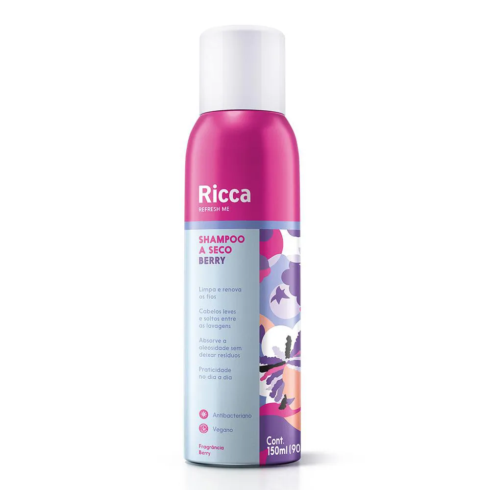 SHAMPOO A SECO BERRY 150ML RICCA