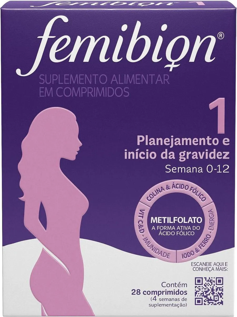 SUPLEMENTO ALIMENTAR P/ INíCIO DA GRAVIDEZ 28CPR - FEMIBION