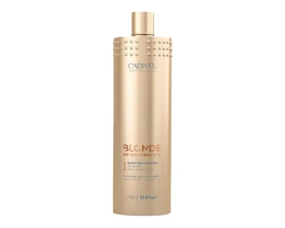 CADIVEU SHAMPOO BLONDE RECONSTRUCTOR LIMPEZA PROFUNDA 1L