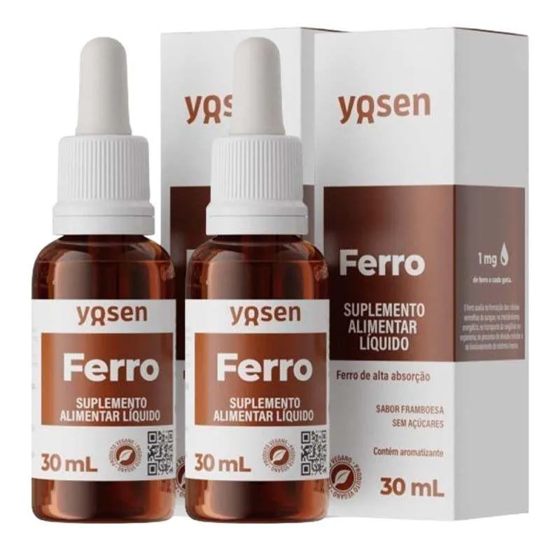 KIT 2 FERRO YOSEN 30ML