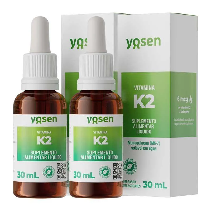 KIT 2 VITAMINA K2 YOSEN 30ML