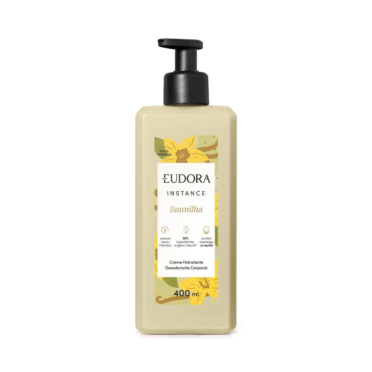 EUDORA INSTANCE BAUNILHA CREME CORPORAL 400ML