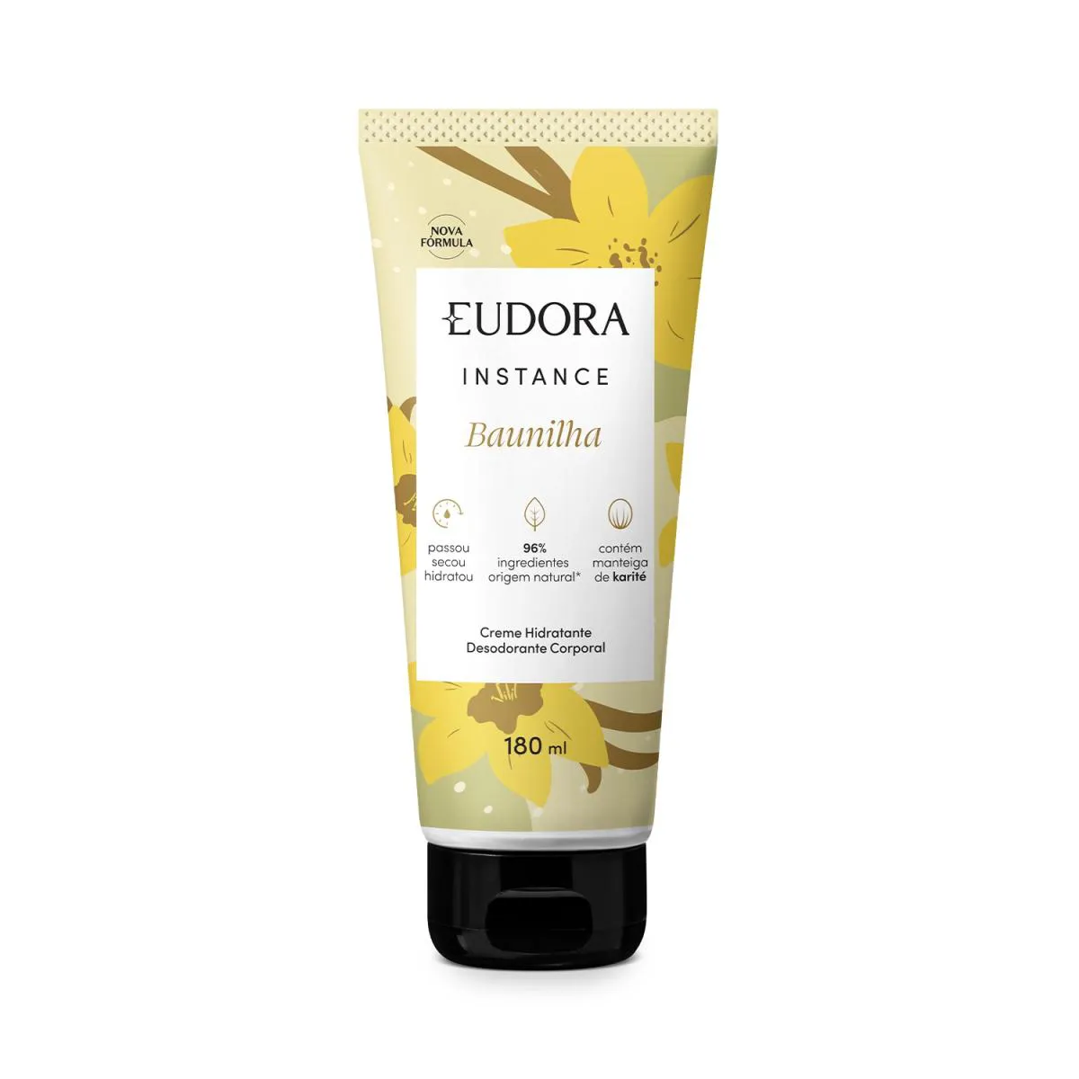 EUDORA INSTANCE BAUNILHA CREME CORPORAL 180ML
