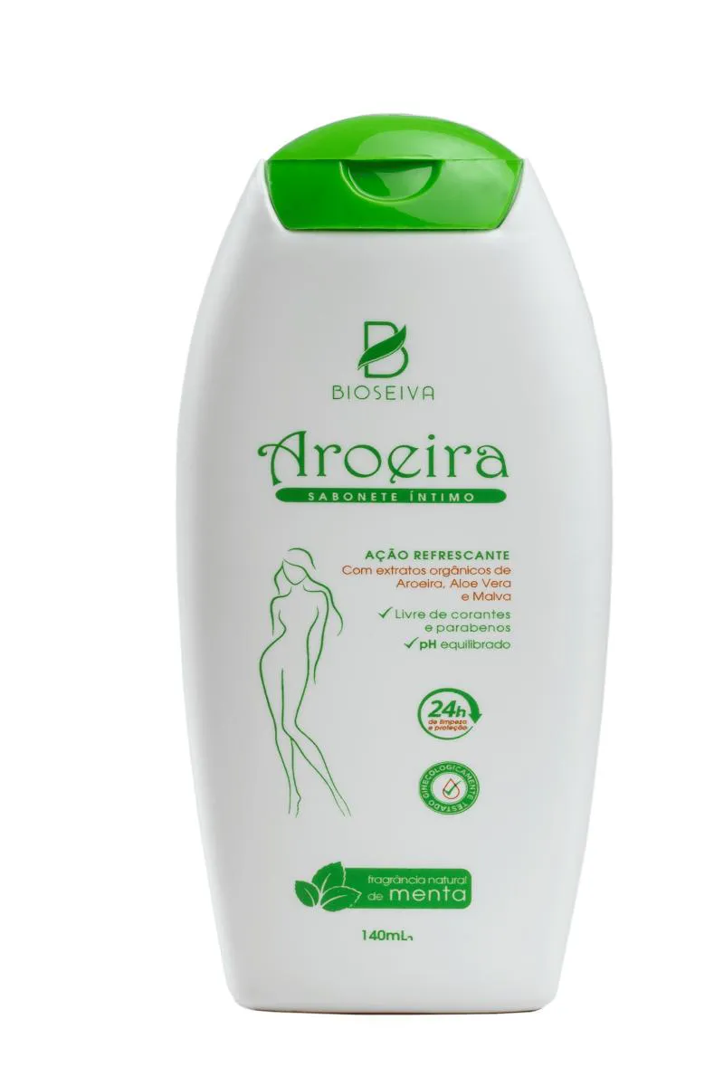 SABONETE íNTIMO BIOSEIVA AROEIRA COM MENTA - 140ML