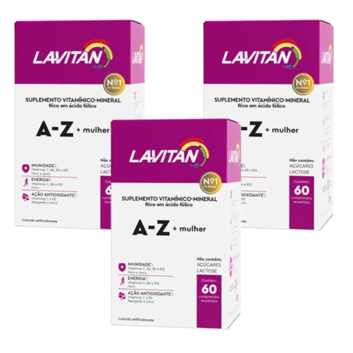 KIT C3 LAVITAN MULHER SUPLEMENTO DIA A DIA - CIMEND