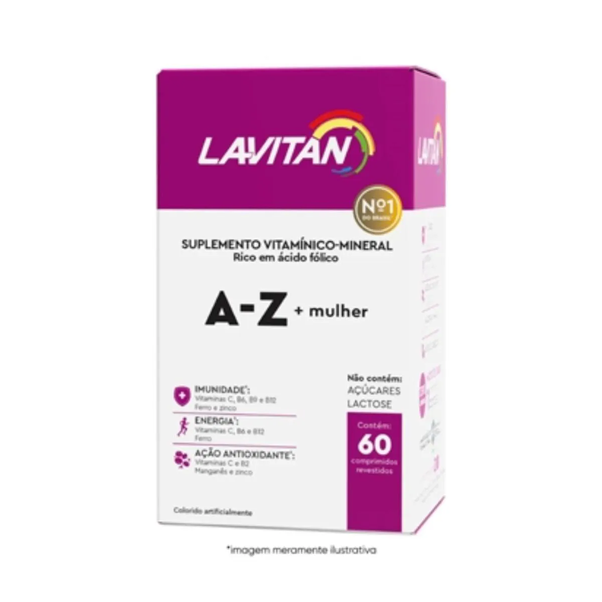 SUPLEMENTO MULHER A-Z C60 - LAVITAN
