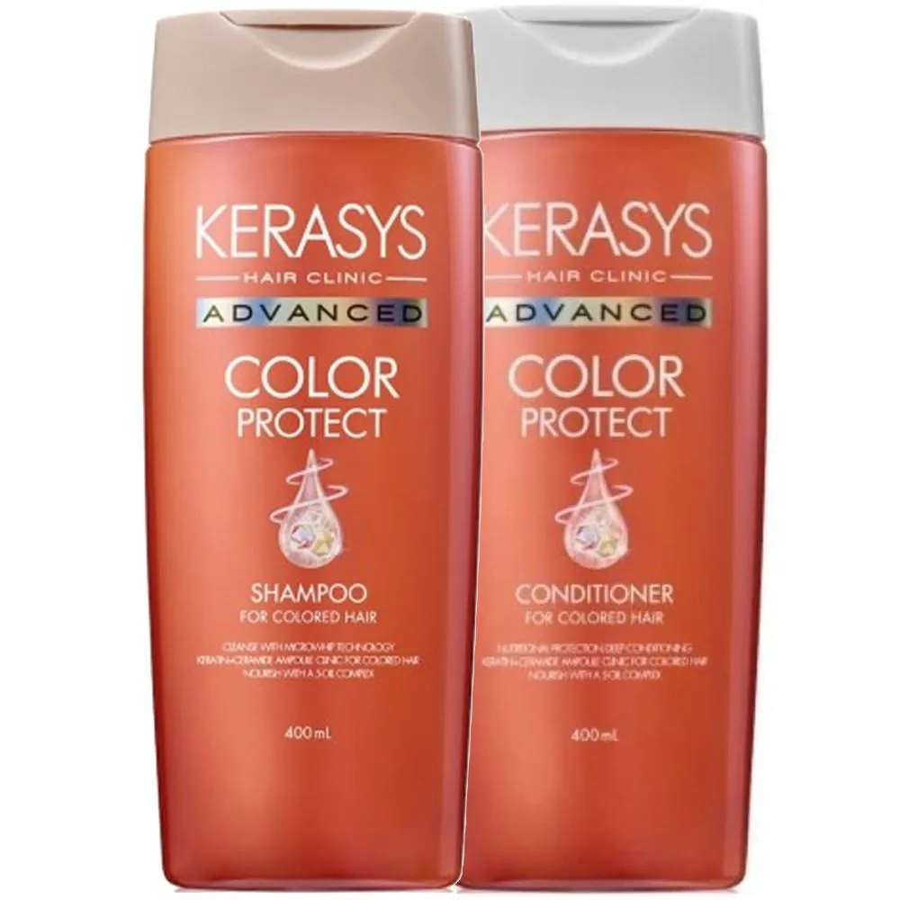 KERASYS ADVANCED COLOR PROTECT KIT (SH400+COND400)